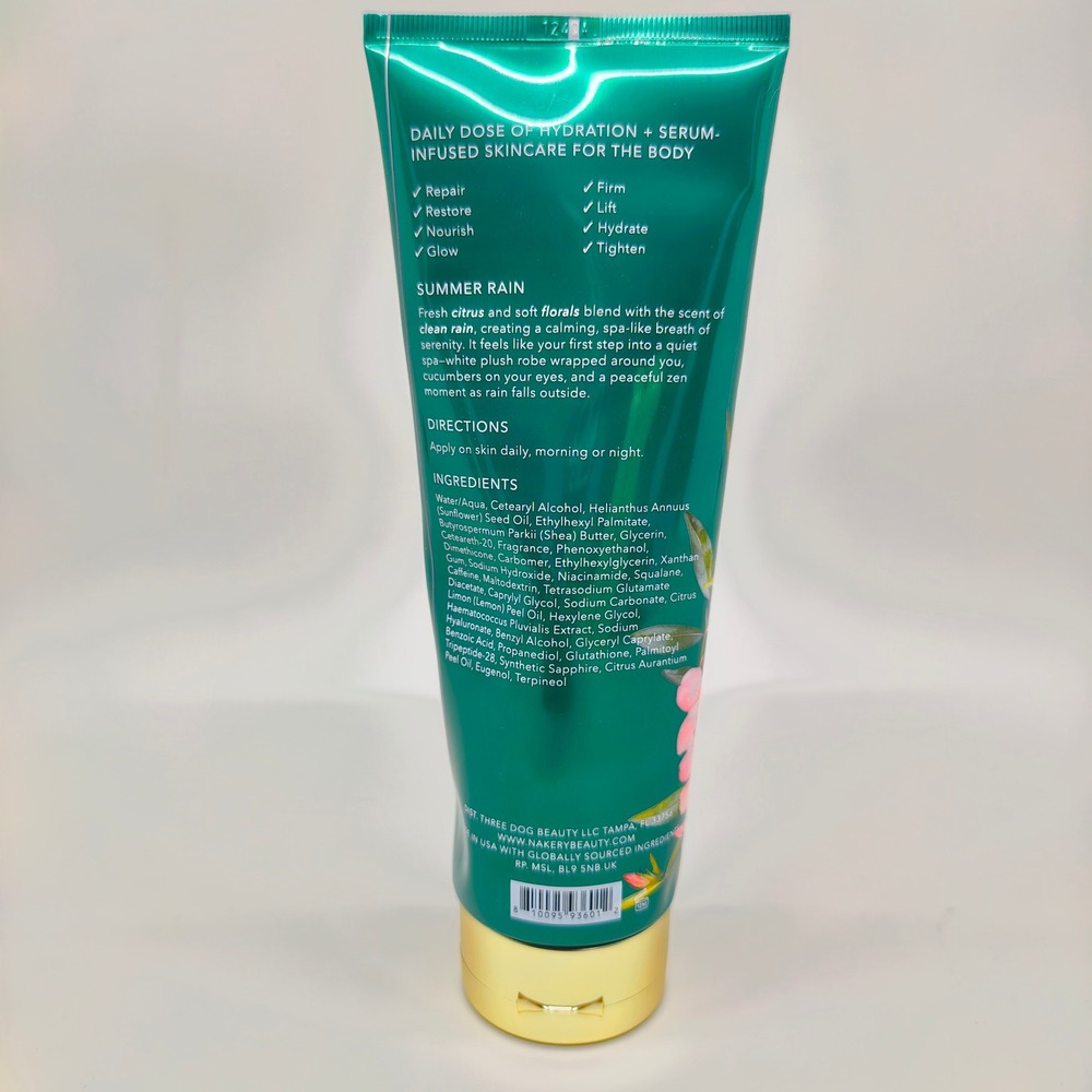 Nakery Beauty SkinFirm Body Cream Summer Rain Crepe Smoothing Lifting 8.45oz - Picture 3 of 7